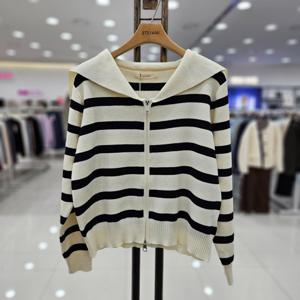 [스테파니]세일러 단가라 집업가디건/A26SW6120