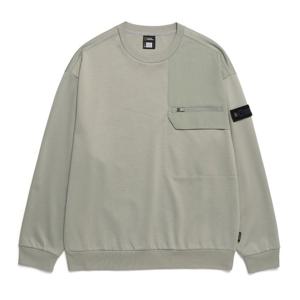 [내셔널지오그래픽]N241USW220 카노푸스 포켓 맨투맨 LICHEN KHA