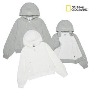 내셔널지오그래픽키즈 K261GJP040 여아 고학년 크롭 후드집업 점퍼 간절기 초등 봄 선물 딜