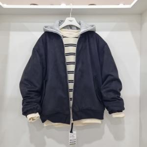 [행텐주니어]후드 탈부착 스웨이드 간절기 패딩 점퍼14560-110-2