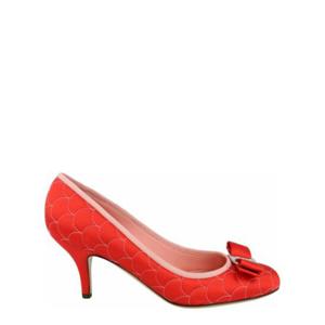 살바토레 페라가모 힐 펌프스 01Q993 726001 1B 60028 6 Red