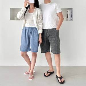 비욘드라이프 아히키 허리밴딩 치마바지 반바지 1002306