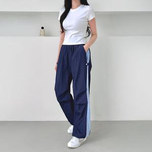 비욘드라이프 남녀공용 듀에라 린넨 투턱 와이드 팬츠 1002291