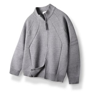 [해리슨] 니트 절개 집업 HIT1122