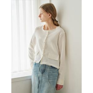 [르샵]데일리 레이스 라운드넥 블라우스 (DQ1BA011A)