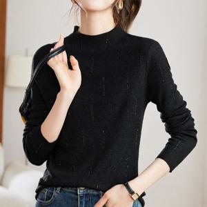 [에이시크]스텔라 비즈 펄 포인트 울 니트 C26AKN026