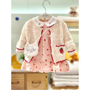 압소바 HK(26년봄신상)베라 원피스 가디건세트 (HA1125191)