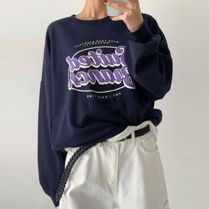 나야홍 / 빅사이즈 601 원더풀심플쭈리맨투맨 DMCX085