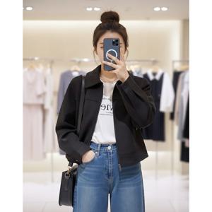 [숲]크롭싱글카라 스웨이드자켓  SBRLE311