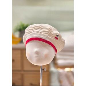 압소바 HK(26년SS) 리즈벨 니트 베레모(아이보리) (AA1131602)