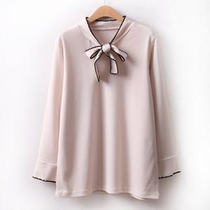 나야홍 / 아이우먼 바네리본블라우스 MN8274M601 빅사이즈