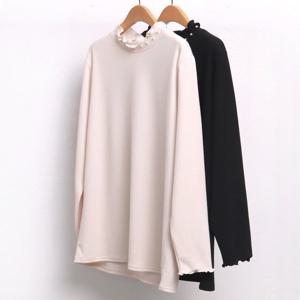 나야홍 / 빅사이즈티 7548L601 돌돌이비쥬긴팔티 MN