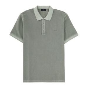 페이 로고 반팔 폴로 티셔츠 NPMB2521 37TZEFV400