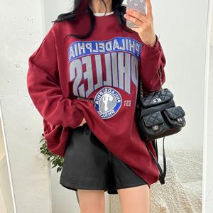 나야홍 / 아이우먼 필라델박시기모맨투맨 POX109M601 빅사이즈