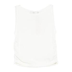 던스트 라운드넥 루즈핏 슬리브리스 탑 UDSW6A202 OW