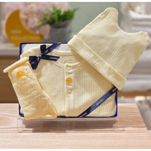 압소바 HK(아기선물)솔린코튼모달 바디슈트(모자 장말세트)(26년SS) (A1110630B)