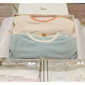 (에뜨와) (07T35760S) (쌍둥이백일돌선물)에버37슬림내의(2종세트) (유아/출산/백일/돌선물/조카선물)