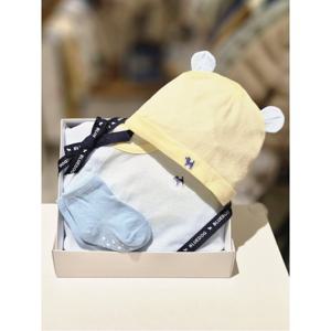 블루독베이비 10 26SS(BL)쿨메쉬바디수트팝양말세트(출산백일조카선물) (146370040150)