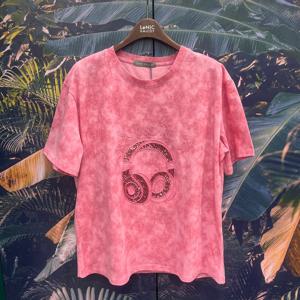 [르니앤맥코이]스팽글해드셋자수핑크나염티셔츠MN05TS408_IC