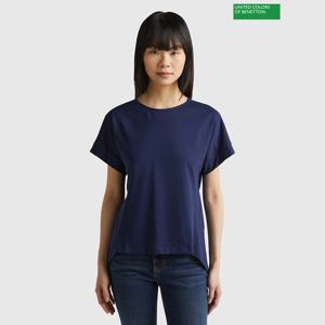 베네통 핀턱 티셔츠 4S_3BL0D106P