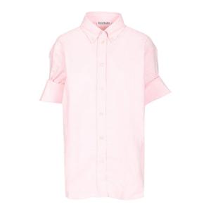 [ACNE STUDIOS] 라프리마 여성 셔츠 숏슬리브 테일러드 AC0742415 핑크 /8