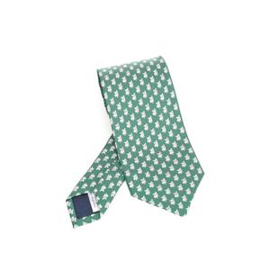 [SALVATORE FERRAGAMO] 라프리마 남성 타이 보우 실크 3512310778920F 그린 /8