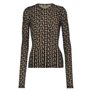 발망 블라우스 GF1AR964JL43 EAD Black