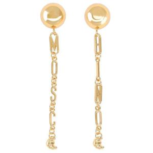 모스키노 여성 메탈릭 로고 귀걸이 91308413_0606