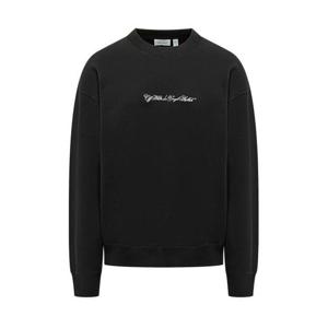 오프화이트 긴팔 티셔츠 44MBA054S26F00 1001 BLACK