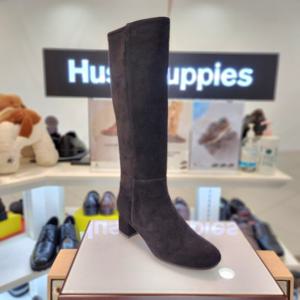 [허시파피]여성 발 편한 4cm 스웨이드 스판 롱부츠 3fq615-F_CA