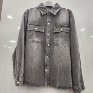 애플핑크 HC07 워시드  데님 셔츠 JBK1U101BSE