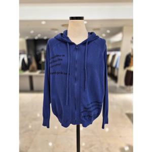 [비지트인뉴욕] 레터링 집업 후드가디건 (VC3GD12)