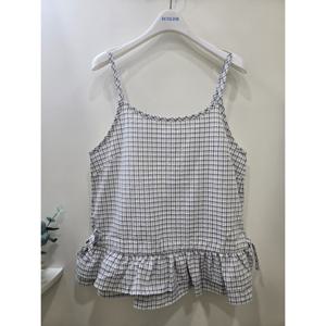 [에꼴리에]프릴단 캉캉 체크 뷔스티에 26B56810