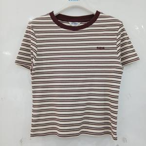 [에꼴리에][모다부평]3부 골지 스판 스트라이프티/26B5481WN_BP