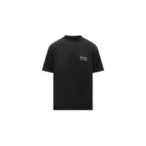 지방시 로고 프린트 크루넥 티셔츠 BM71JA3YJ5001 001 TP973303296