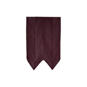 25 FW 이세이미야케 여성 버건디 재뉴어리 먼슬리 스카프 261941F029007