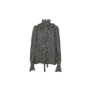 25 FW 끌로에 러플 하이 넥 블라우스 CH26SHT7030091 TP449954889