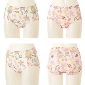 [비너스] 순면 50수 나뭇잎나염 부인군팬티 [VPT6746F] 위생적인 밑위높은 110사이즈 면100 여성팬티