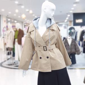 [ab.f.z]후드 트렌치 점퍼 숏 코트 FSPHA5R01G