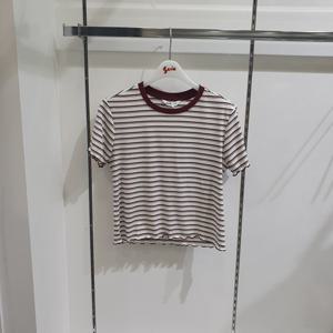 [소이]4부 슬림 스트라이프티 26M5453_KG