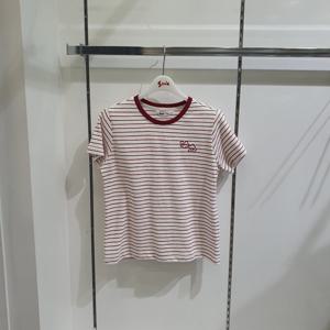 [소이]4부 와인 슬럽 스트라이프티 26M0489_KG