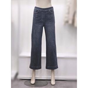 [프렐린]RPD261S30 허리 밴딩 일자 통 청바지