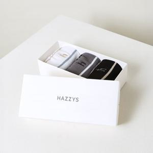 [헤지스] 남성 스트라이프 중목양말 3종세트 HZSS6E803MU