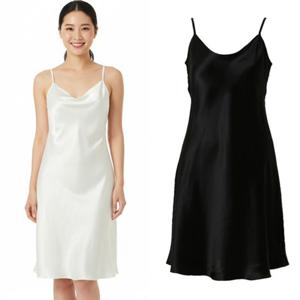 [와코루]프리미엄 고급 견 실크 100 풀슬립 부드러운 감촉 끈슬립 (WFS3051)