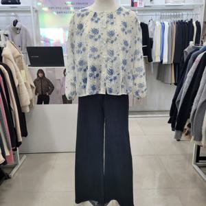 [미센스][김천구미모다점]레이스플라워블라우스MB59BLM309Z_KG