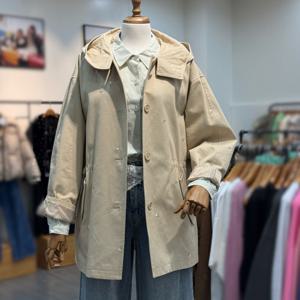 [써스데이아일랜드]플라워 자수 후드 점퍼 t252mjp135