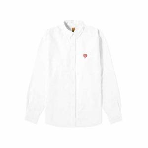 휴먼메이드 옥스포드 B.D. 셔츠 화이트 공용 HM26SH001