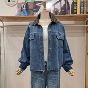 [레코브]호피배색데님자켓LC61F3DJ506C