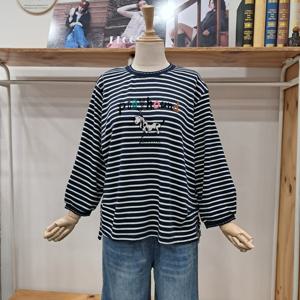 [레코브]스트라이프티셔츠LC61F3LT519CNA