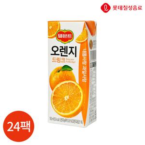 롯데 델몬트 오렌지 드링크 190ml x 24팩